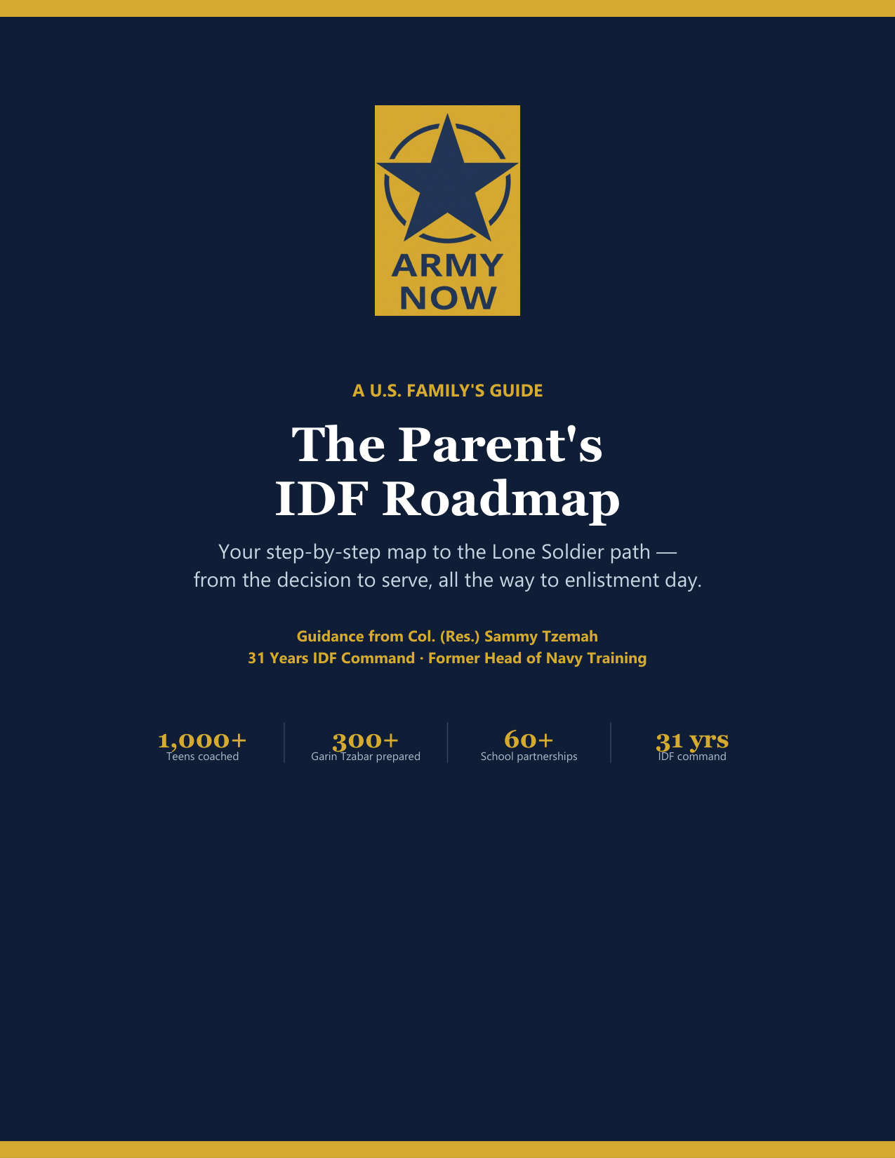 The Parent's IDF Roadmap guide cover